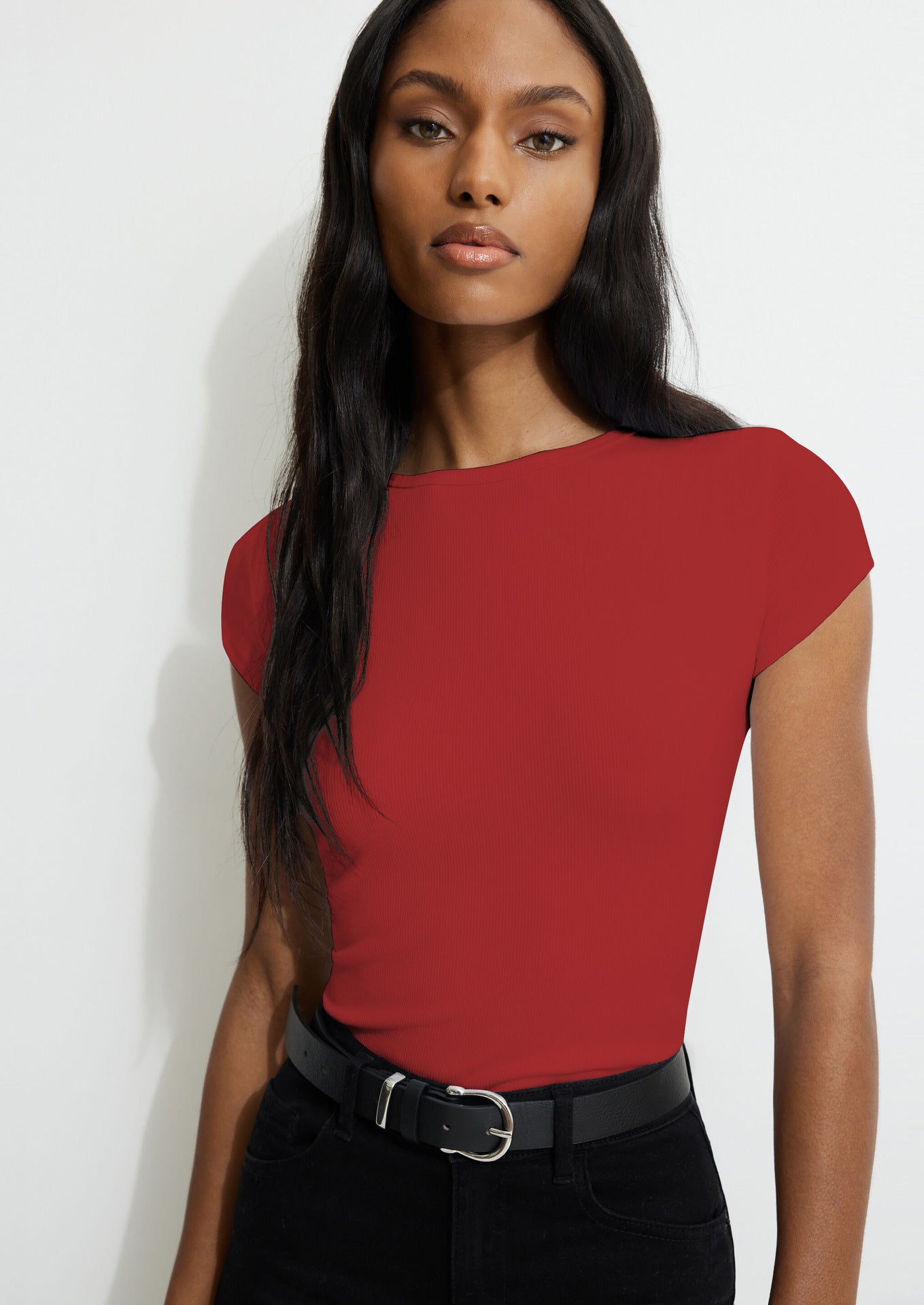 Color Fashion Sleeve Fashionable Sexy Pure Desire Blouses
