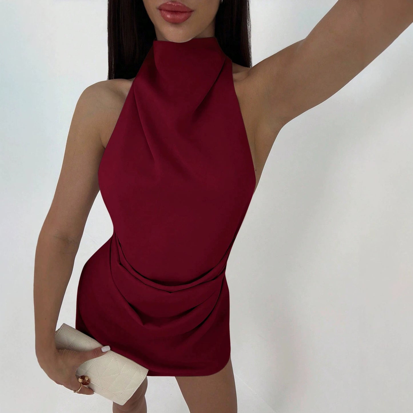 Women's Sleeveless Halter Sexy Hot Slim Fit Clothing