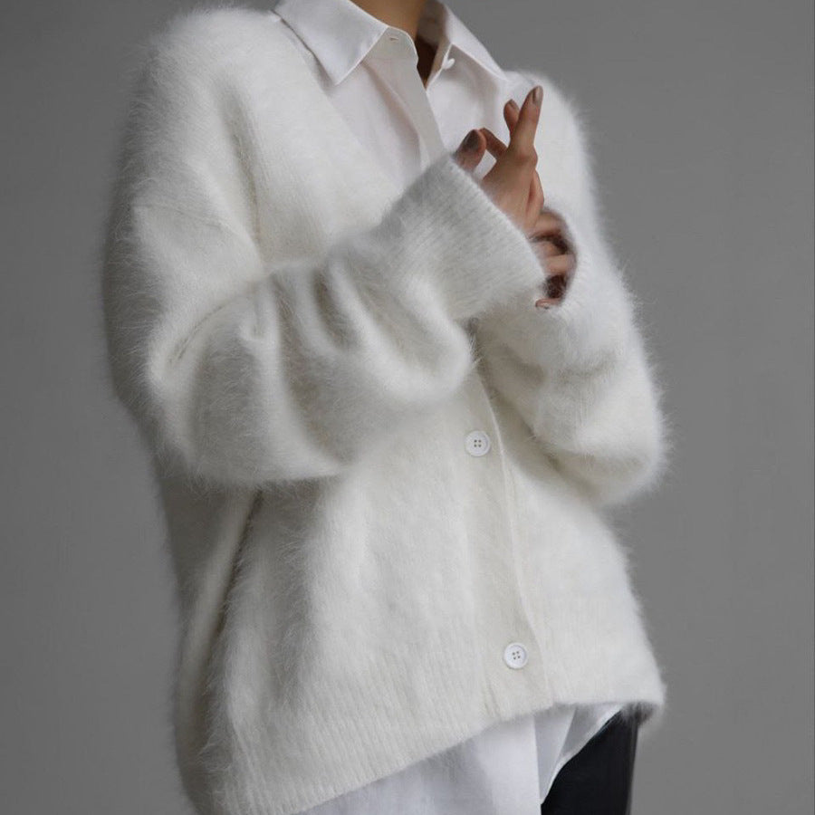Women's Marten Knitted Idle Style Design Sense Sweaters