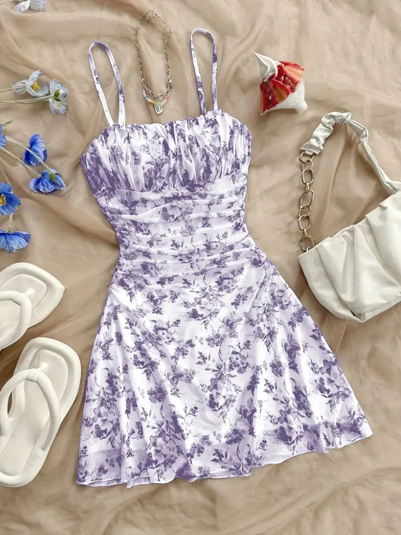 Tight Waist Summer Style Design Sense Minority Dress