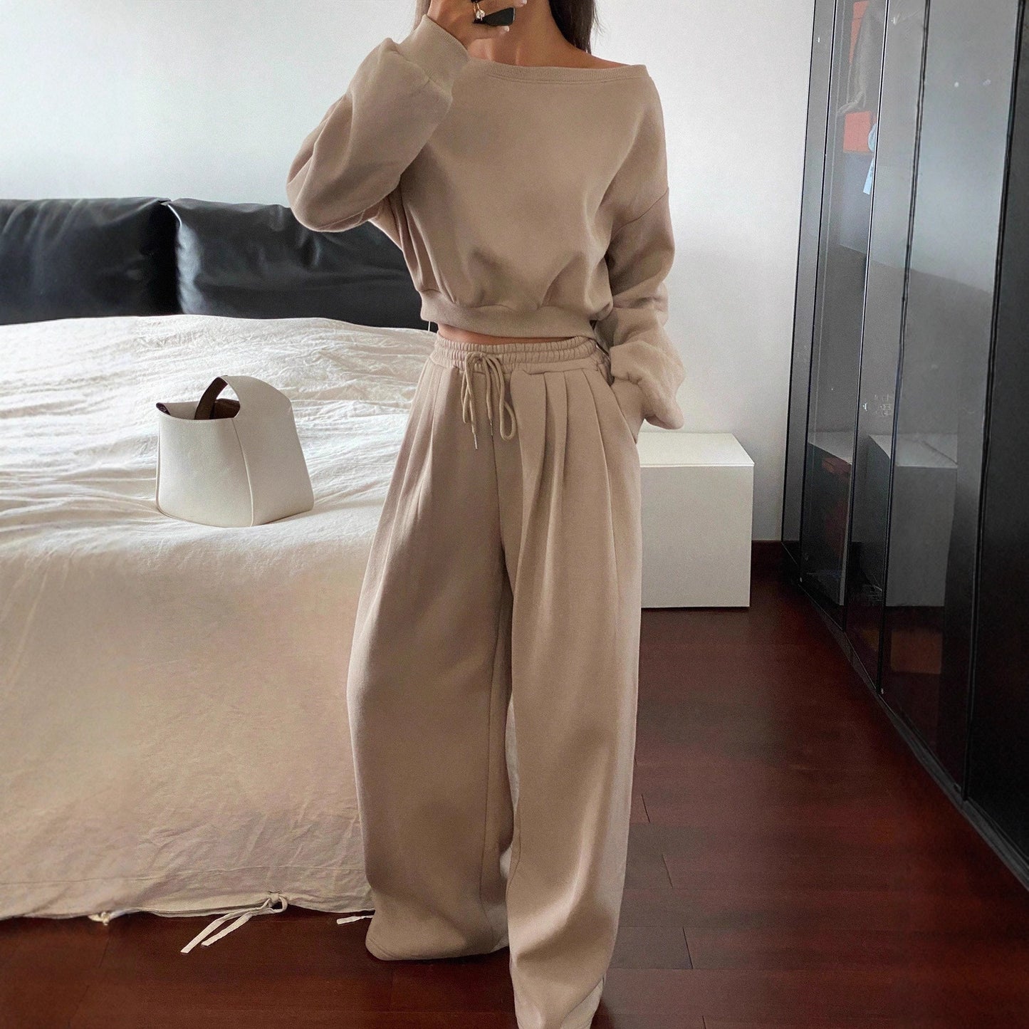 Women's Fashion Sportswear For Loose Graceful Sweatshirt Suits