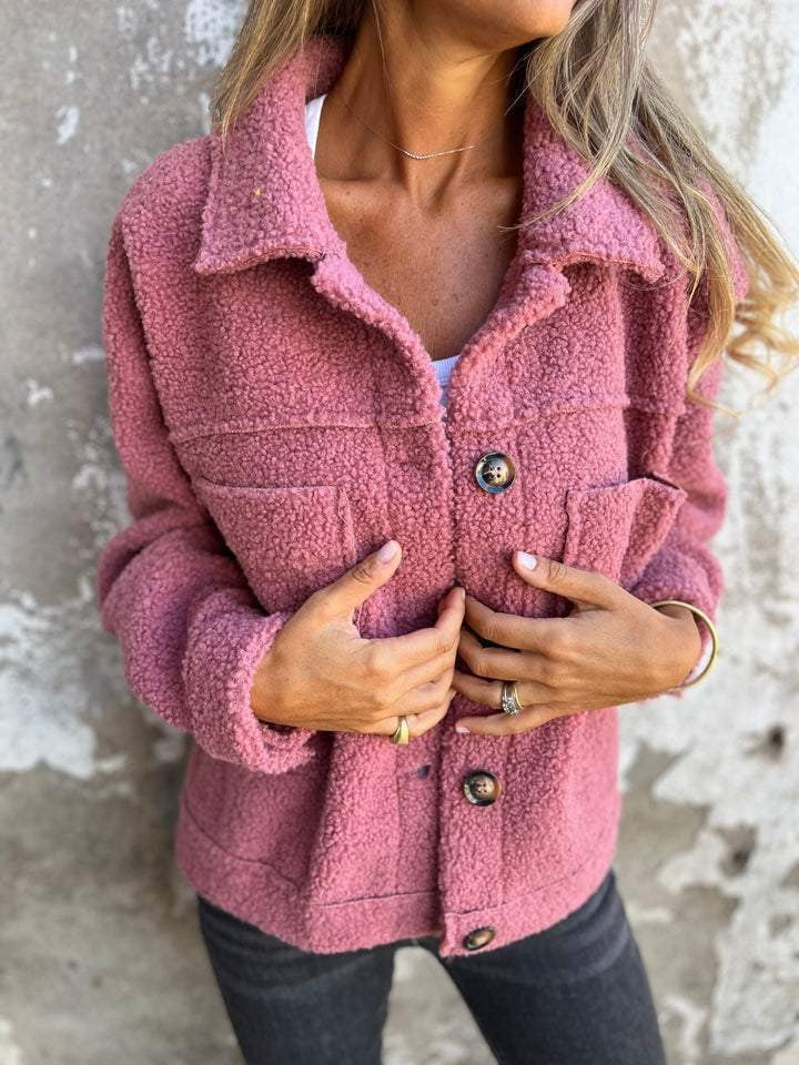 Women's Trendy Long Sleeve Shirt Printed Coats