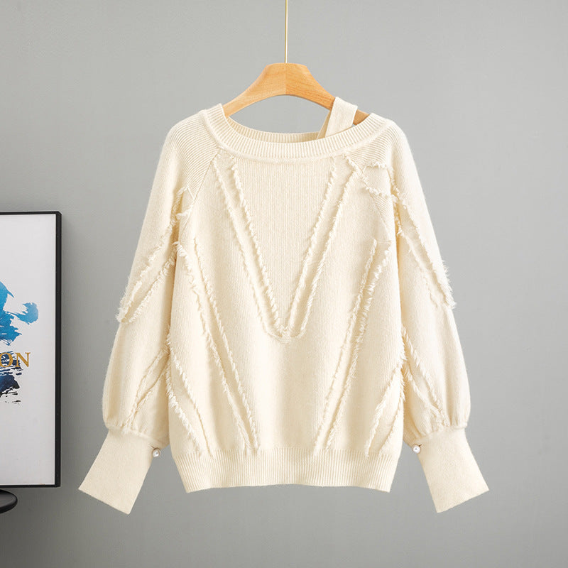 Women's European Goods Lantern Sleeve Autumn Casual Temperament Women's Sweater