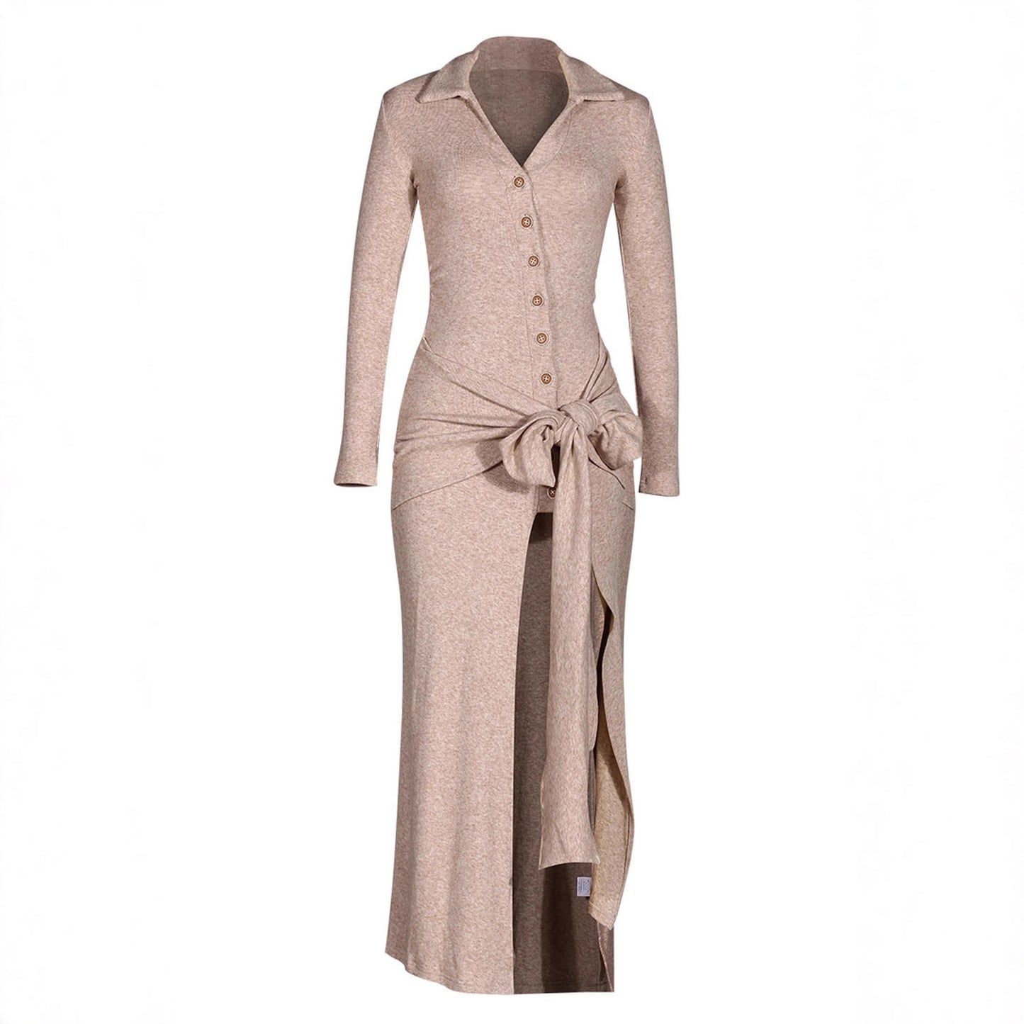 Knitted Dress Autumn French Vintage Style Dresses