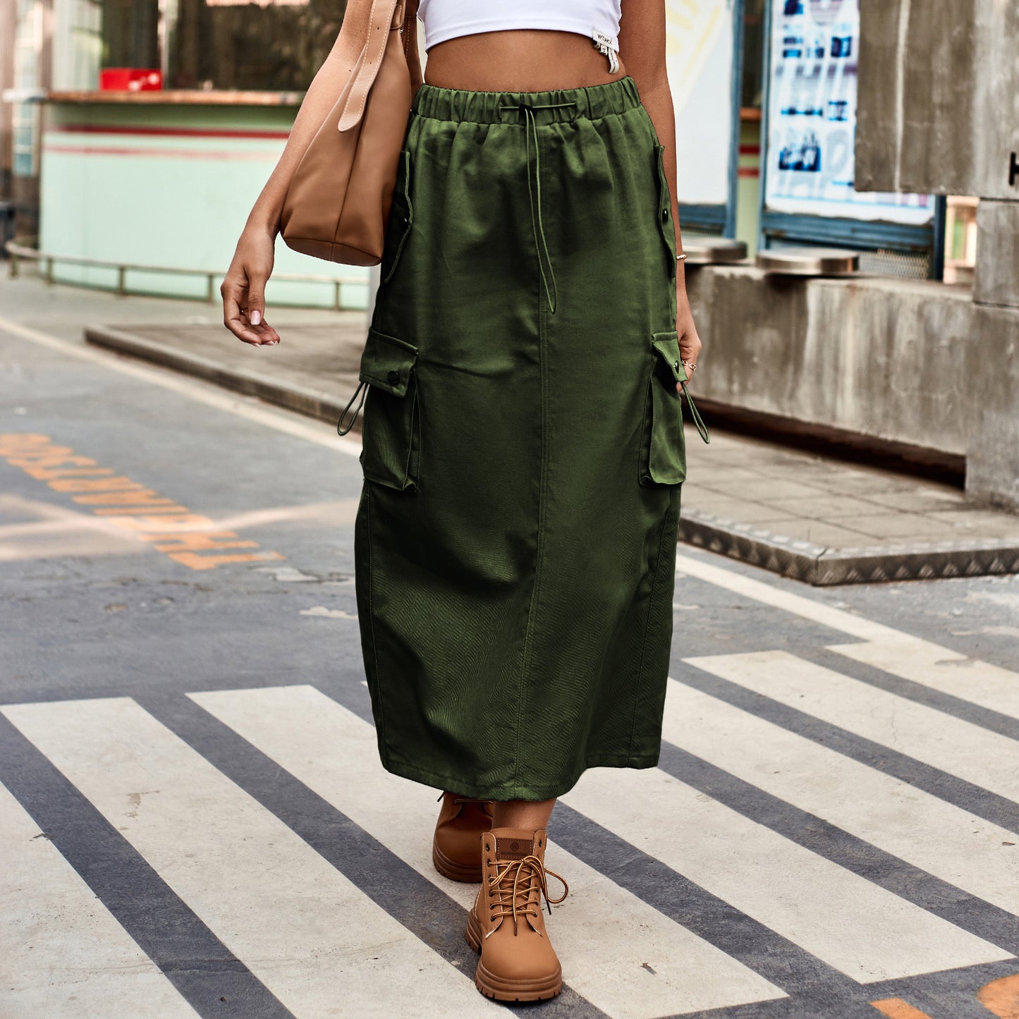 Women's Graceful Beautiful Classy Drawstring Denim Skirts