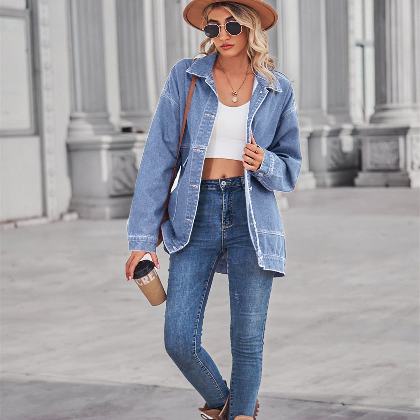 Women's Slimming Retro Classic Loose Denim For Jackets