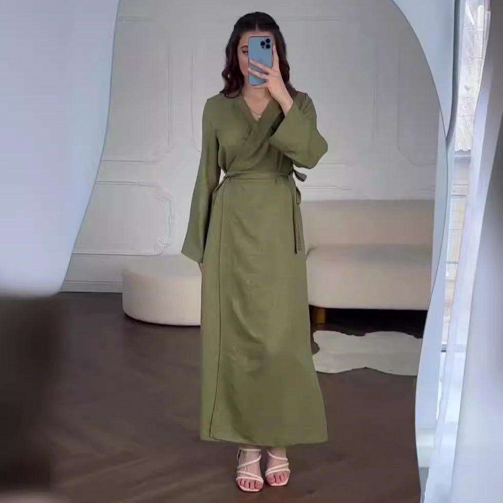 Style Long Sleeve Dress Summer Cold Dresses