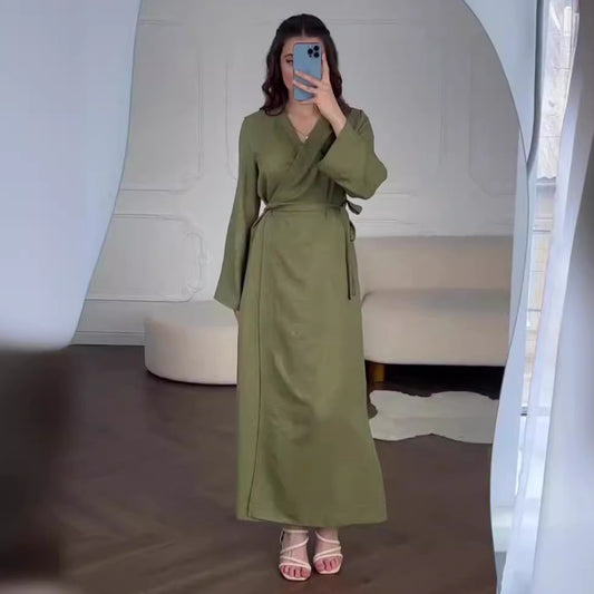 Style Long Sleeve Dress Summer Cold Dresses