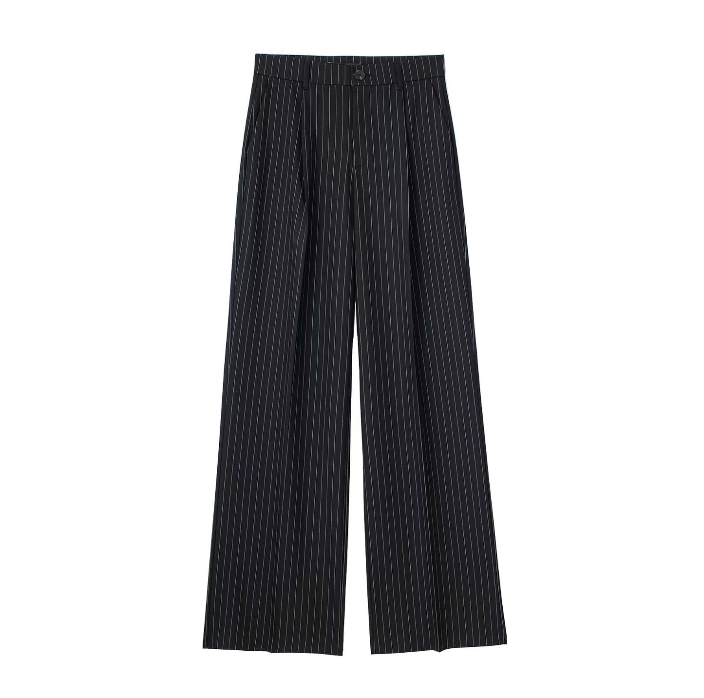 Women's Commute Style Casual Front Pleated High Pants