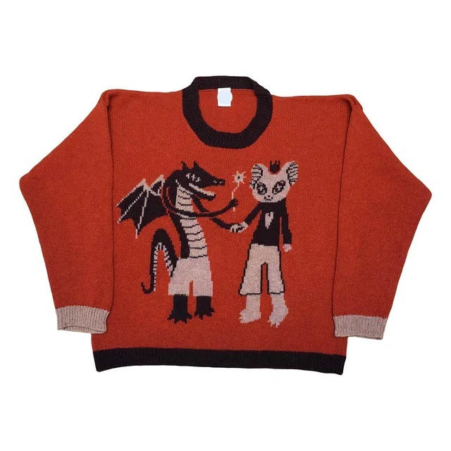 Male Female Trendy Loose Casual Style Sweaters