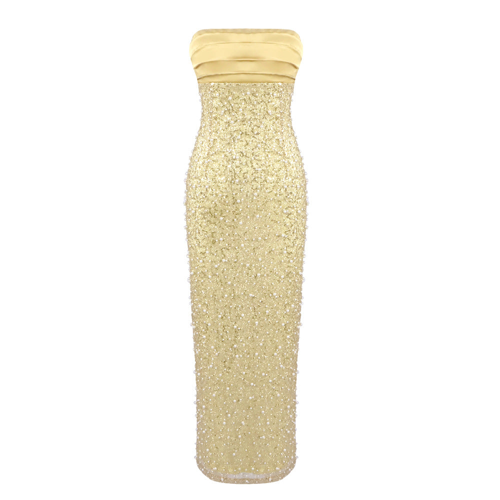 Women's Dress Red Carpet Luxury Slim Bra Dresses