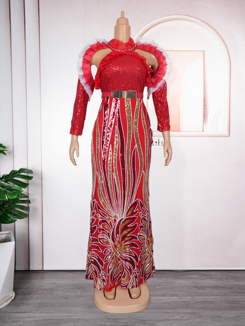 Women's Dress African Long Christmas Sexy Dresses