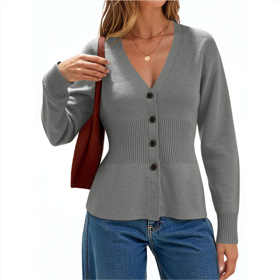 Female Elegant Graceful Easy Matching Waisted Sweaters