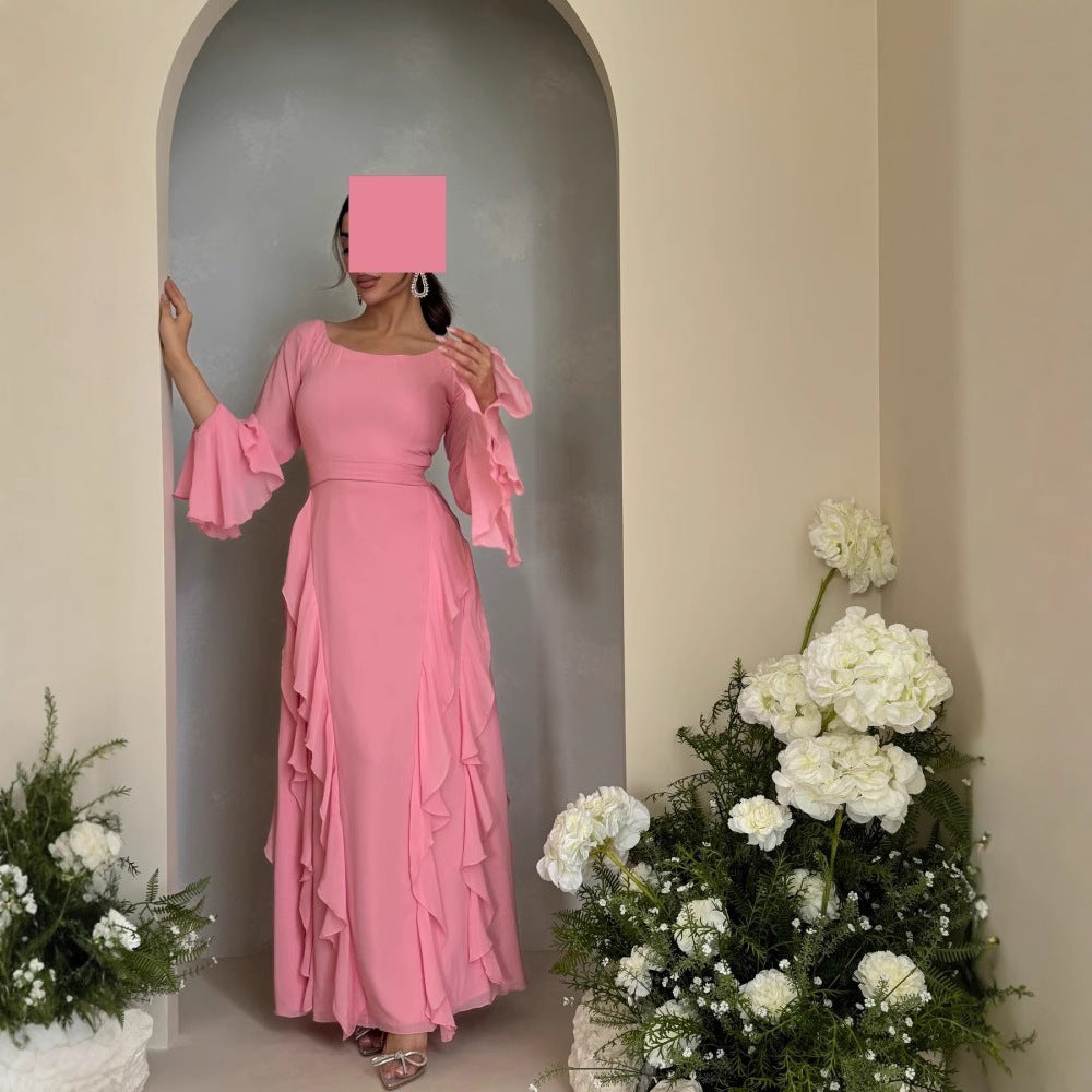 Women's Comfortable Beautiful Chiffon Wave Dress Dresses