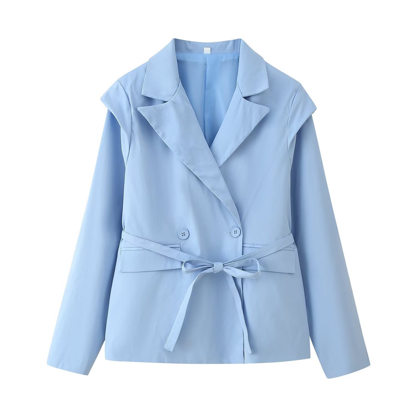 Women's Fashion Sweet Floral Collar Long Sleeve Blazers