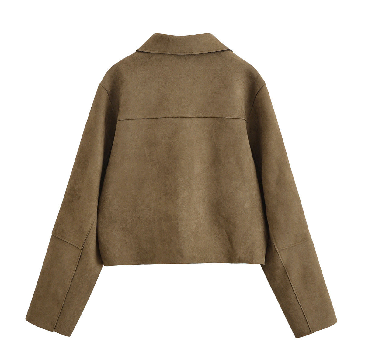 Women's Street Fashion Casual Suede Fabric Jackets