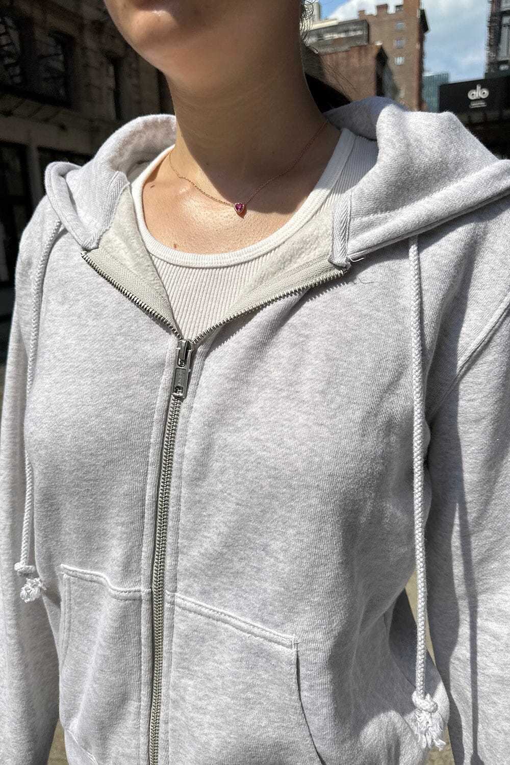 Women's With Zip Autumn Loose Trendy Hooded Long Sleeve Cardigans