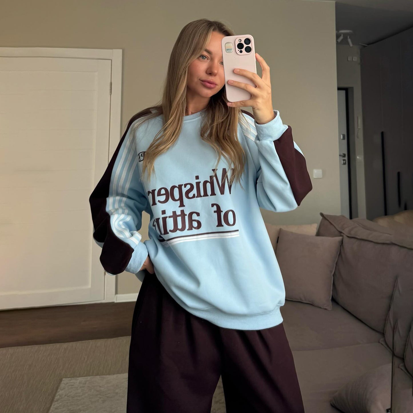 Women's Style Colorful Stand Collar Loose Comfort Trend Fashion Home Suits