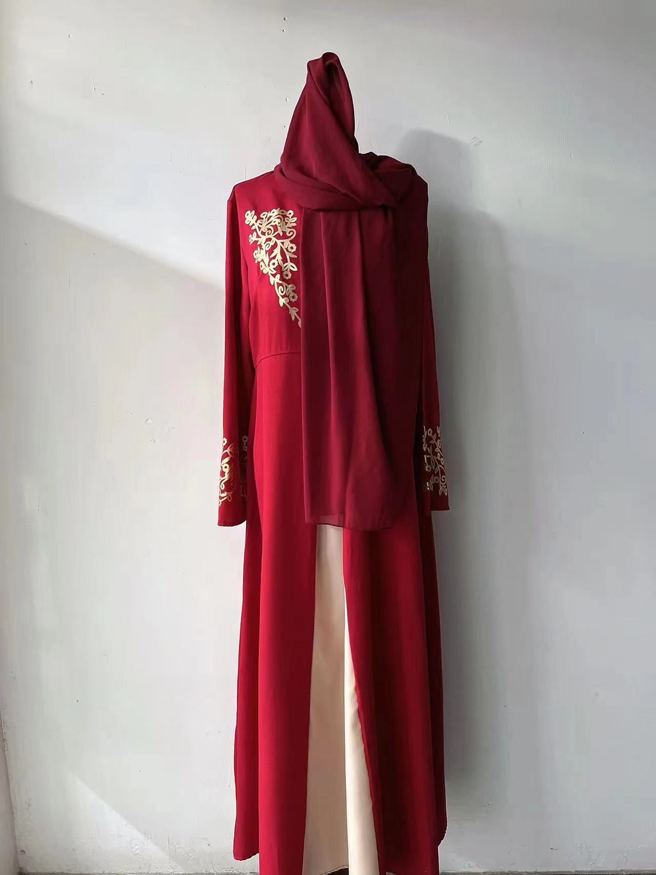 Contrast Color Slim Fit Temperament Bronzing Dresses