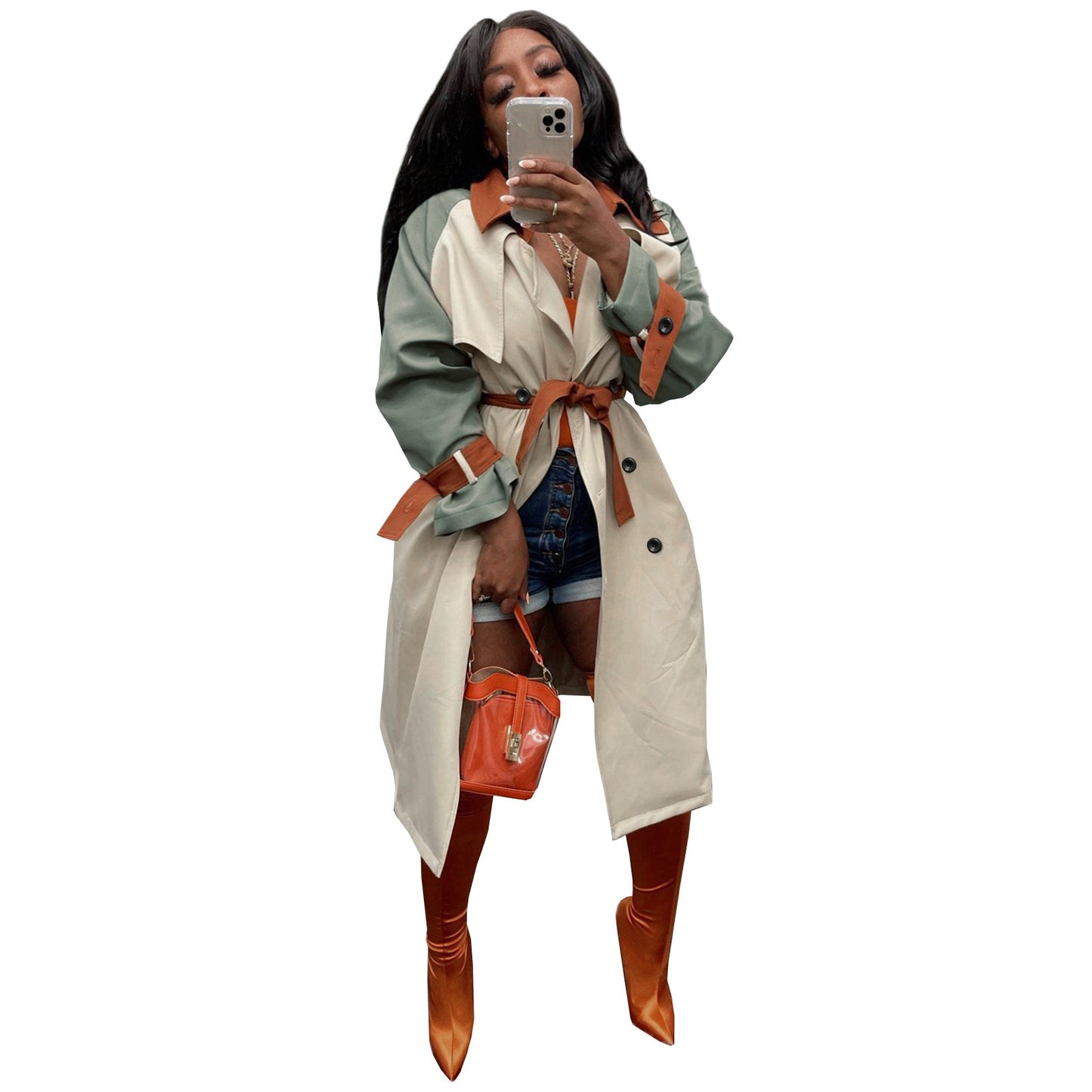 Women's Comfortable Fashion Casual Trench Overcoat Coats