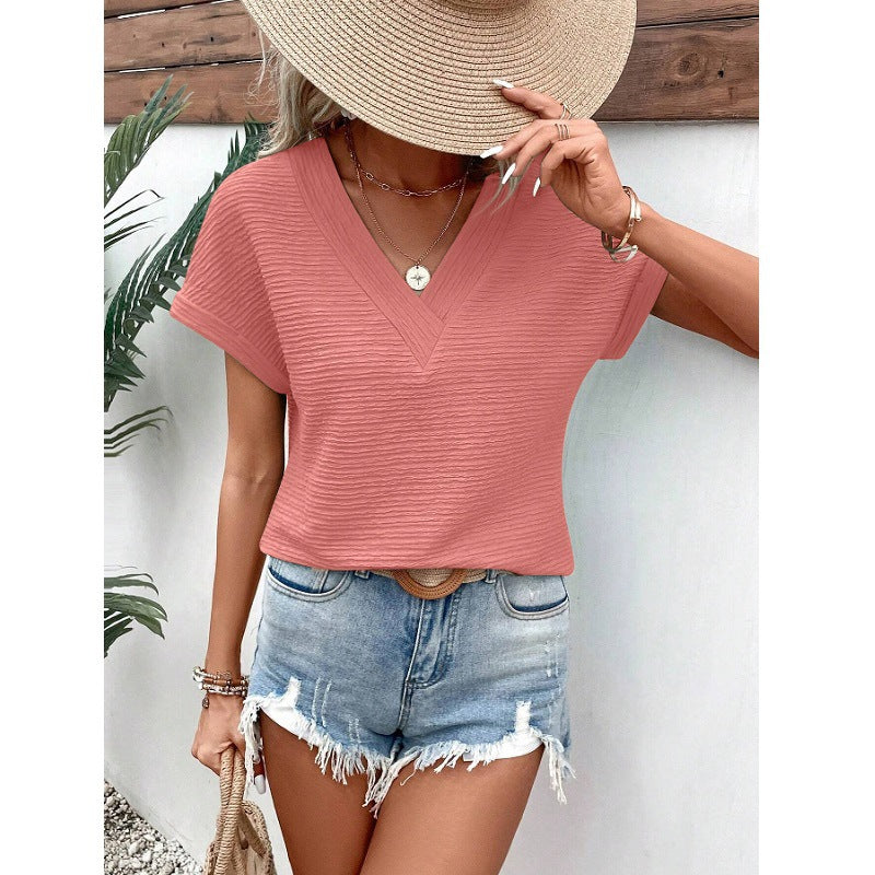 Women's Comfortable Fashion Loose Sleeve T-shirt Blouses