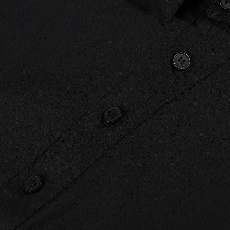 Women's Young Irregular Design Autumn Shirt Loose Slimming Blouses