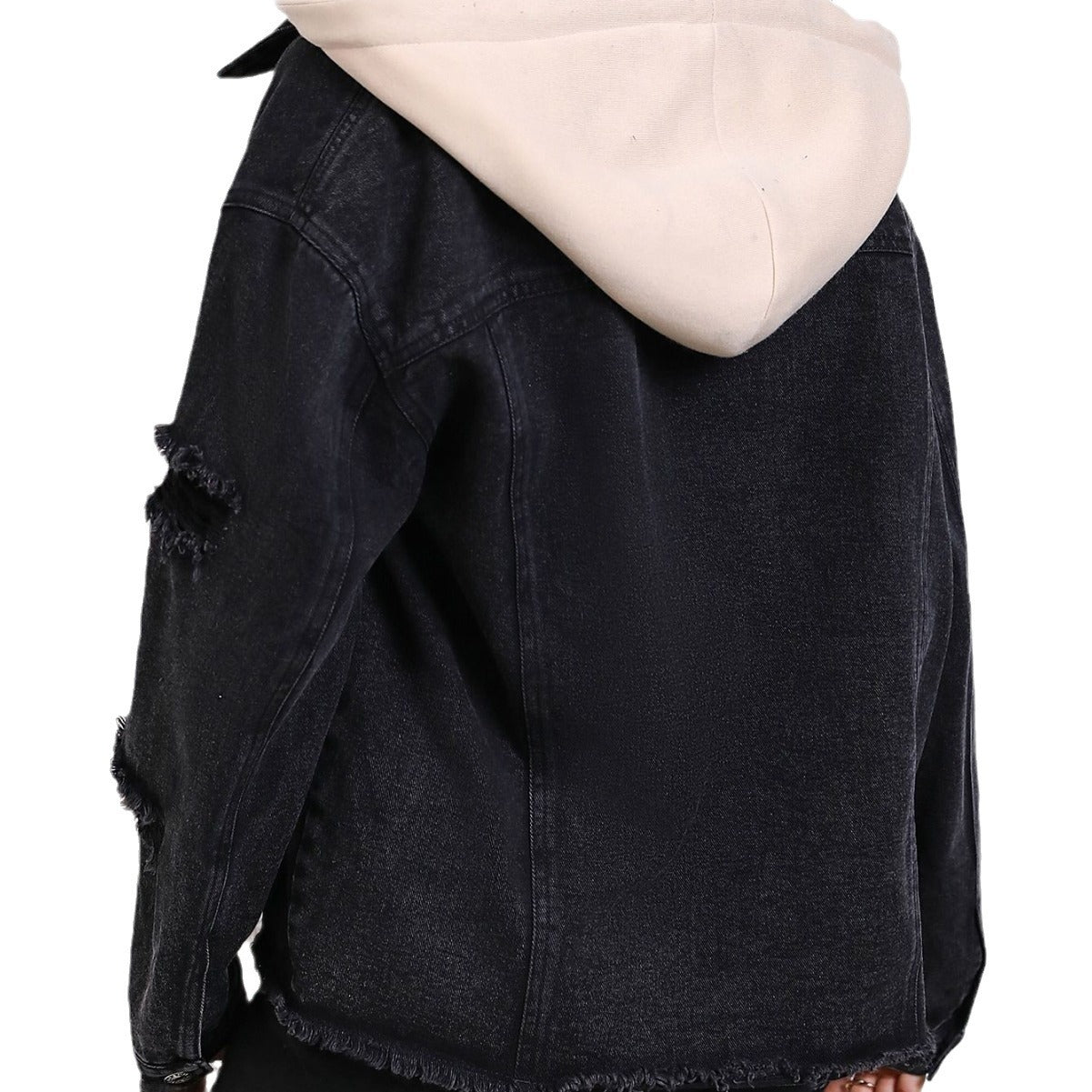 Women's Graceful Fashion Hooded Versatile Denim Jackets