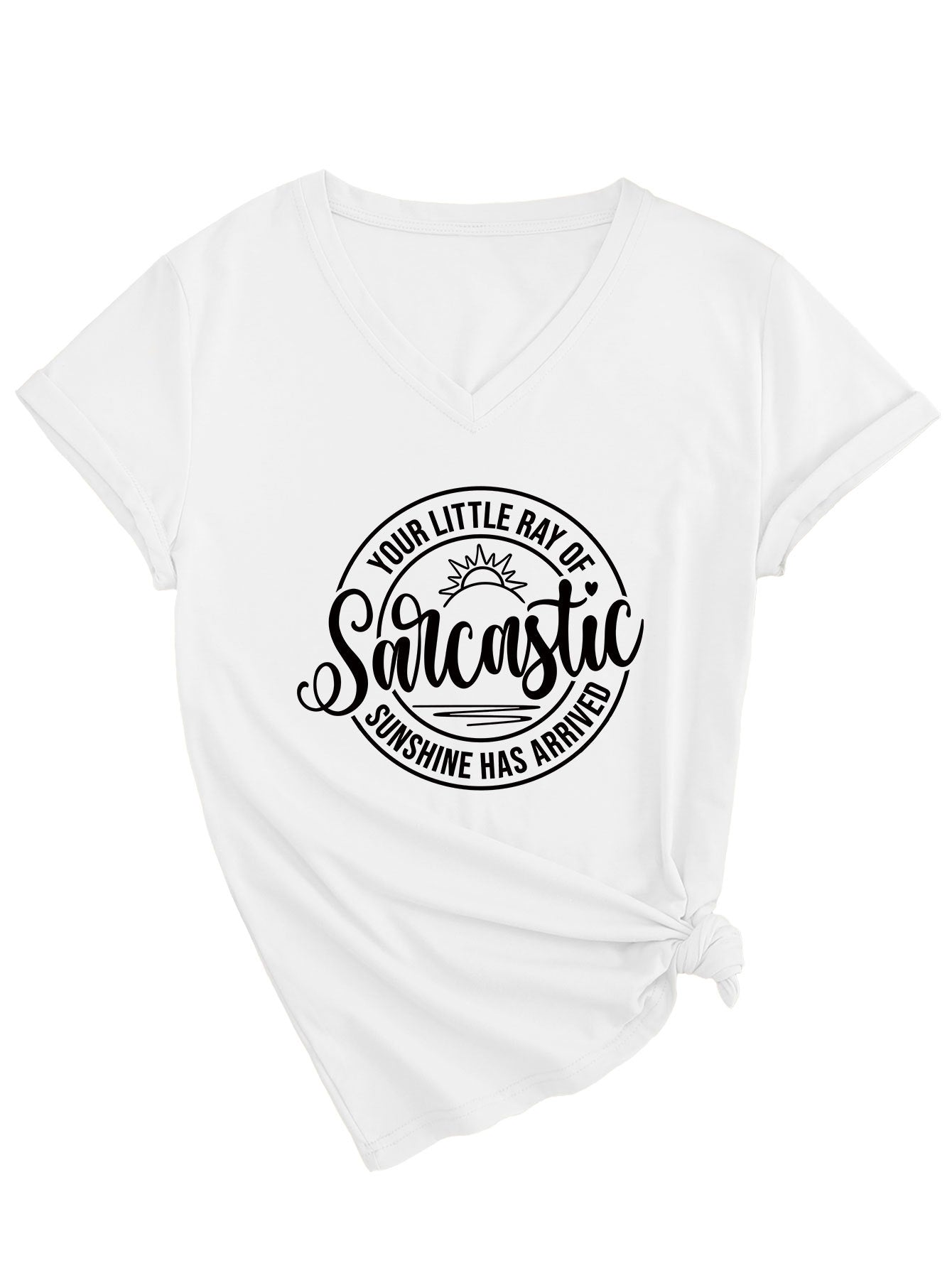 Women's Beautiful Casual Short-sleeved Fashion T-shirt Blouses