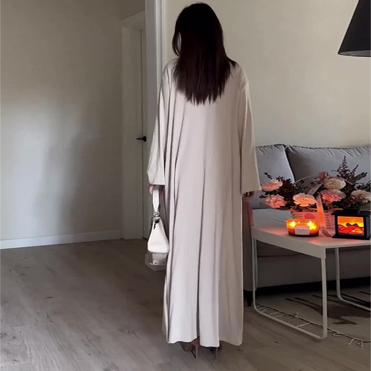 Temperament High Collar Casual Loose Solid Color Suits