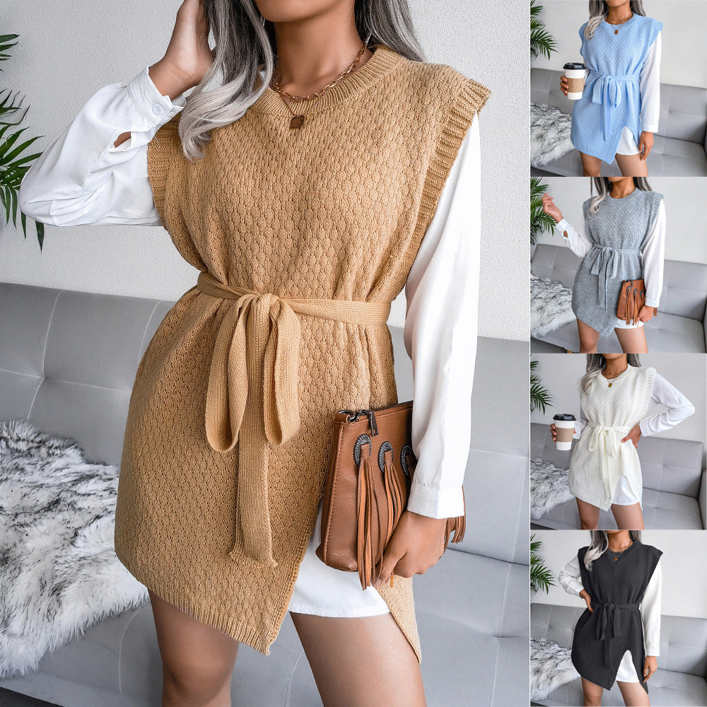 Graceful Women's Clearance Casual Woolen Knitted Dress