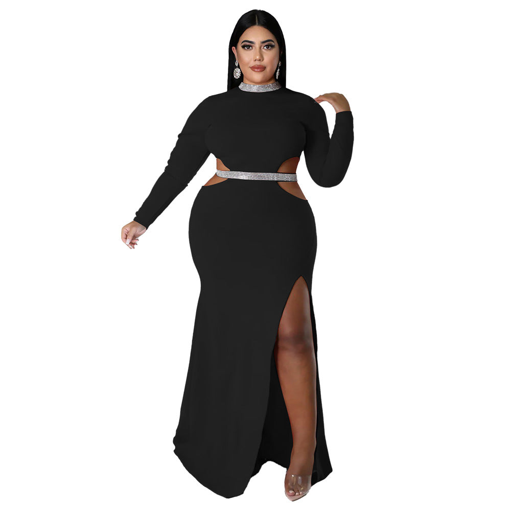Women's Autumn Fashion Wear Sexy Waist Split Dresses
