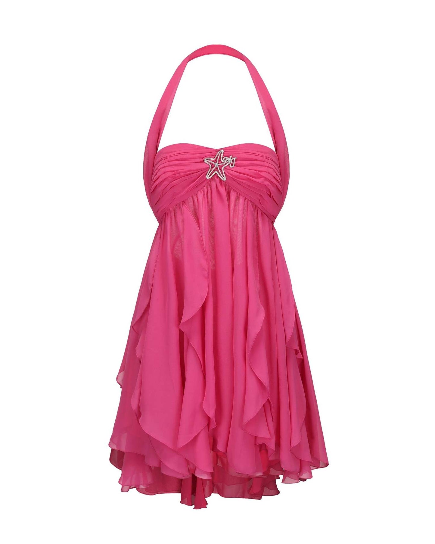 Printed French Tube Fairy Dress Vacation Dresses