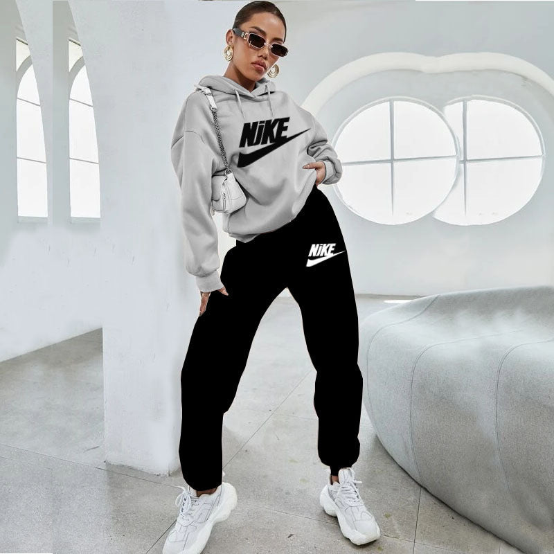 Women's & Men's Street Trend Sports Outdoor Leisure Hoodie Suits