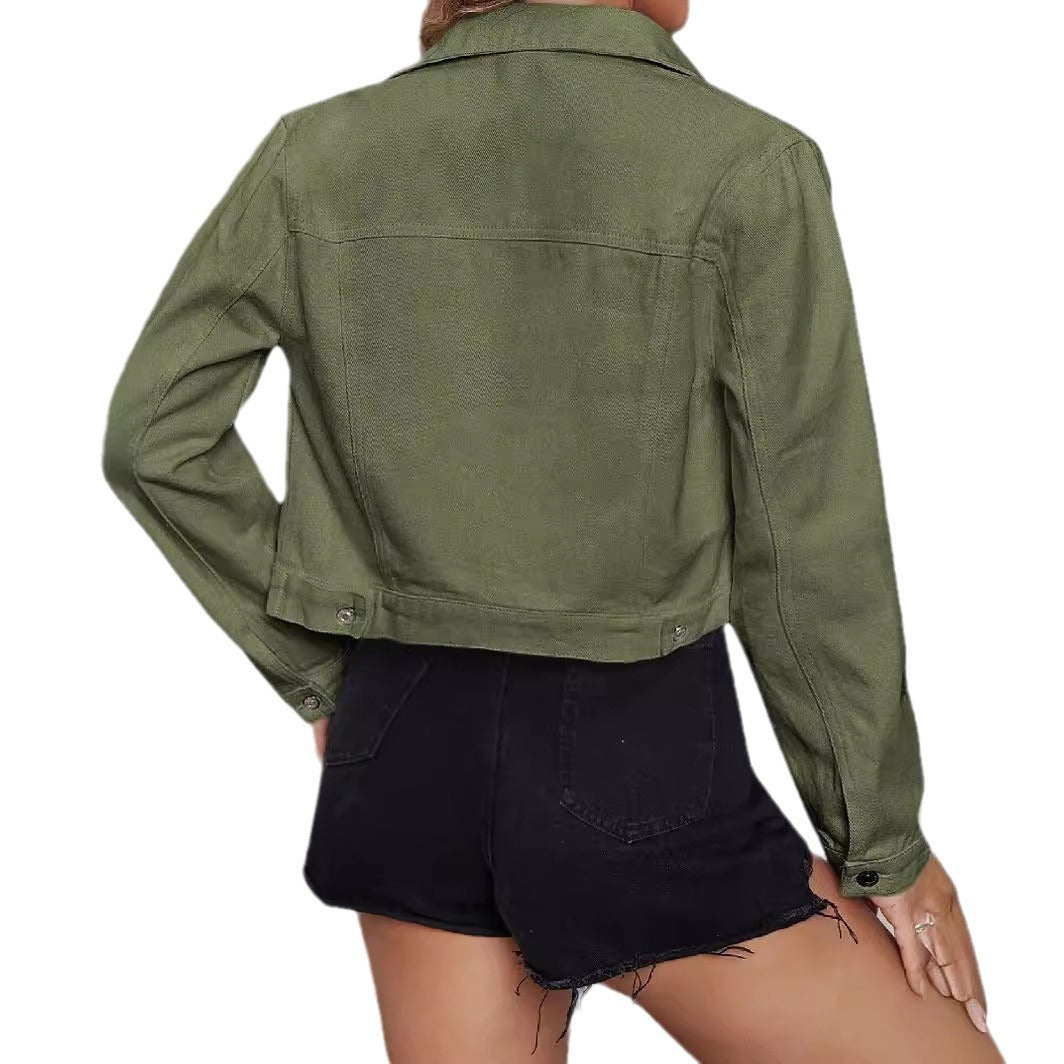 Women's Fashion Charming Lady's Denim Casual Jackets