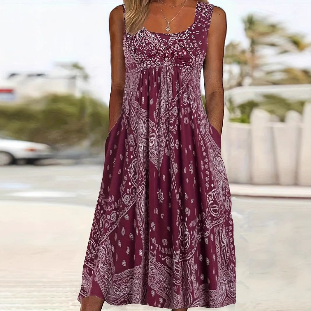 Summer Label Retro Loose Vacation Style Vests