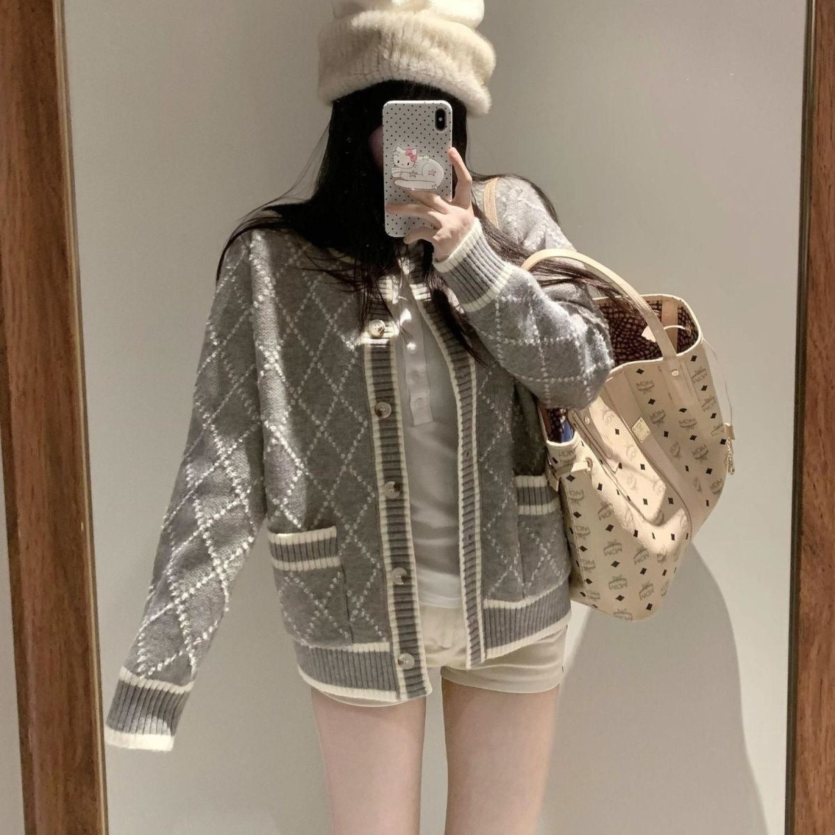 Women's Knitted Design Sense Niche Lazy Sweater
