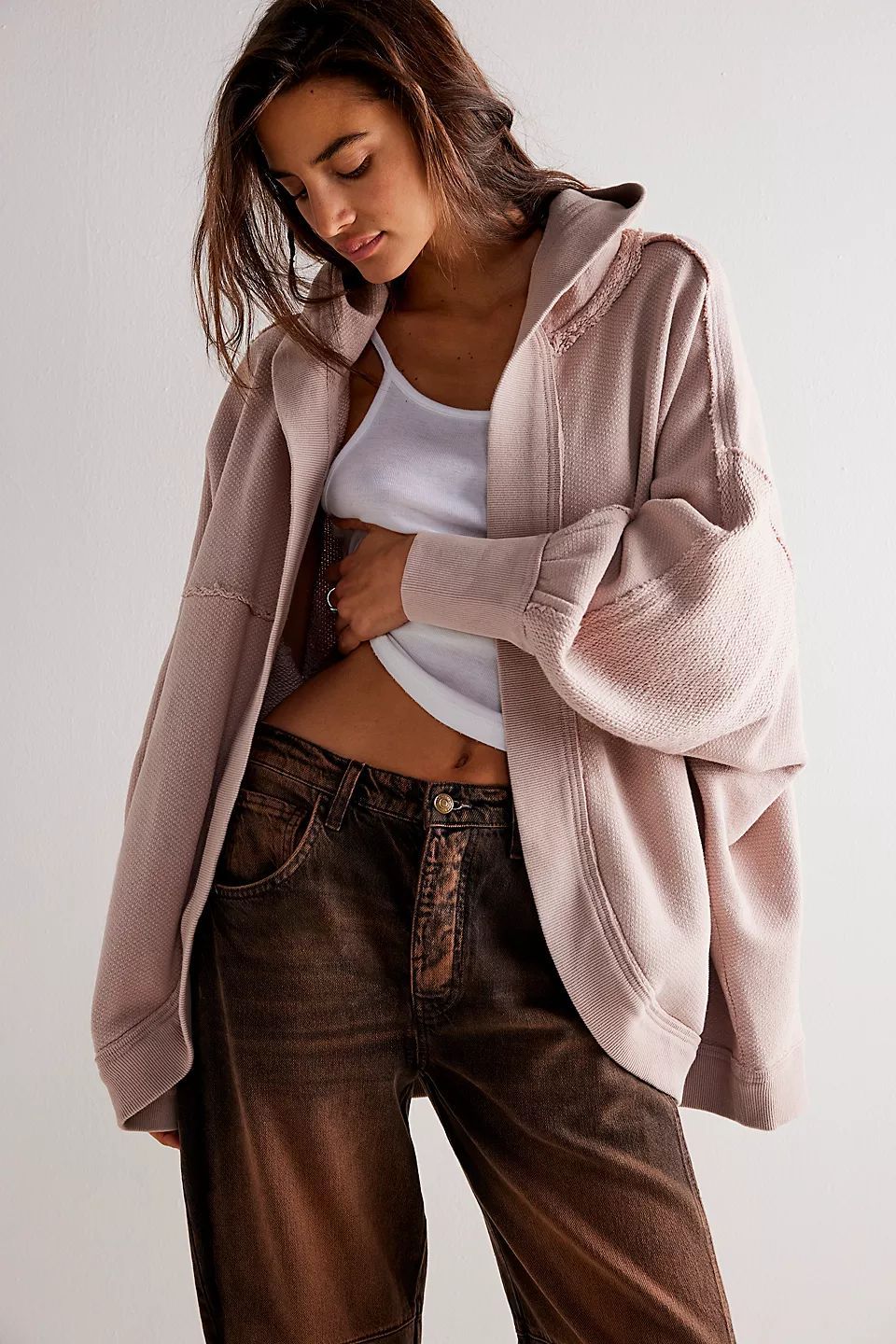 Women's Retro Sports Hoodie Fashion Casual Sweaters