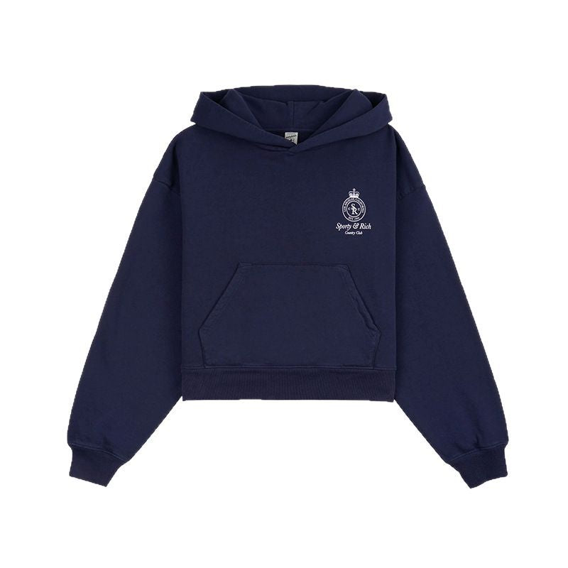 Women's American Niche Crown Letters Printed Fleece Sweaters