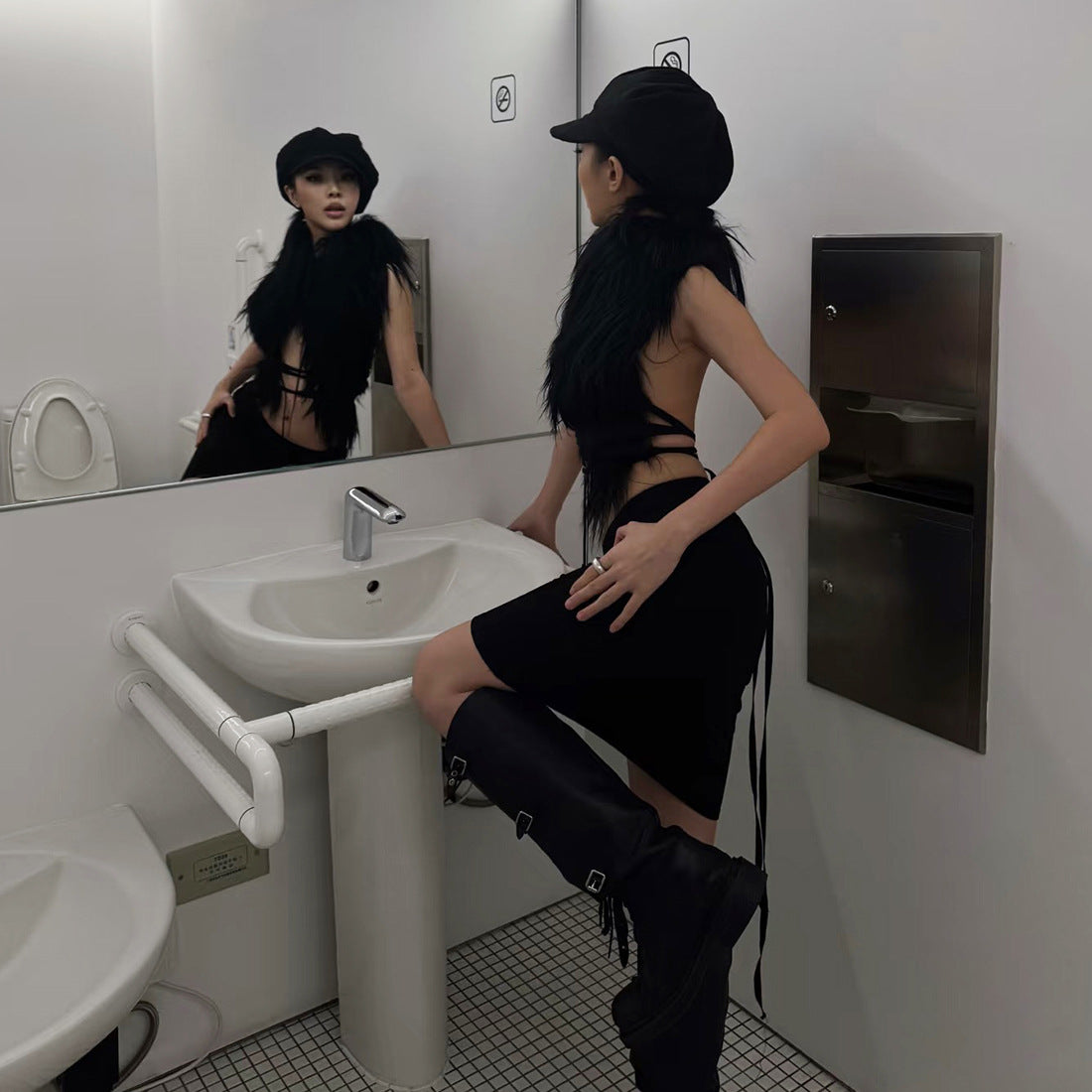 Women's Summer Hot Irregular Lace Up Sleeveless Tops