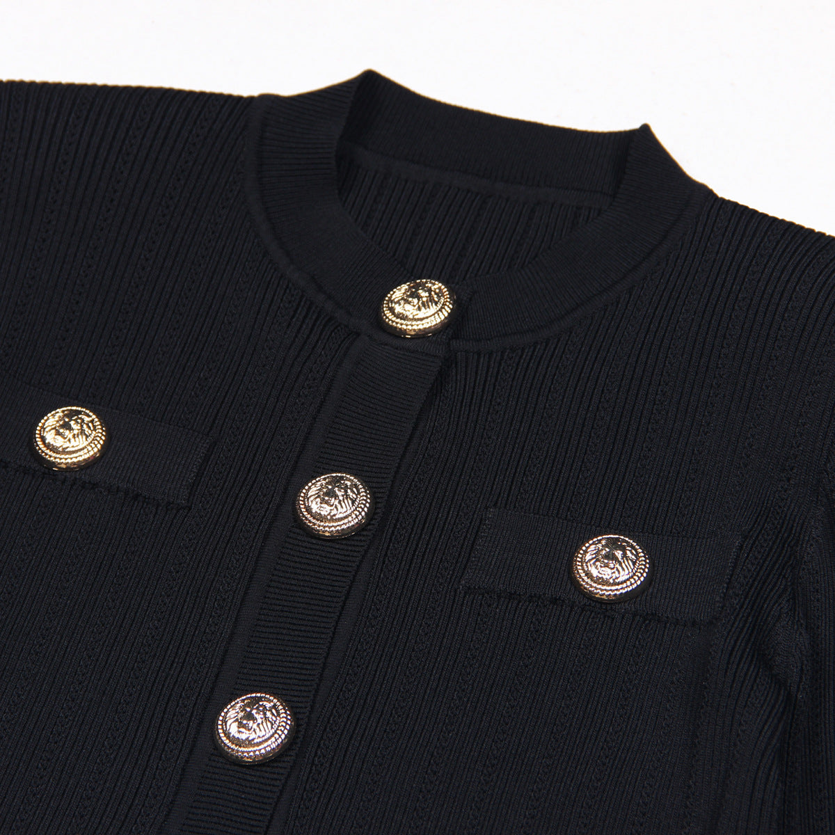 Women's Quality Long Sleeve Round Neck Hollow Cardigans