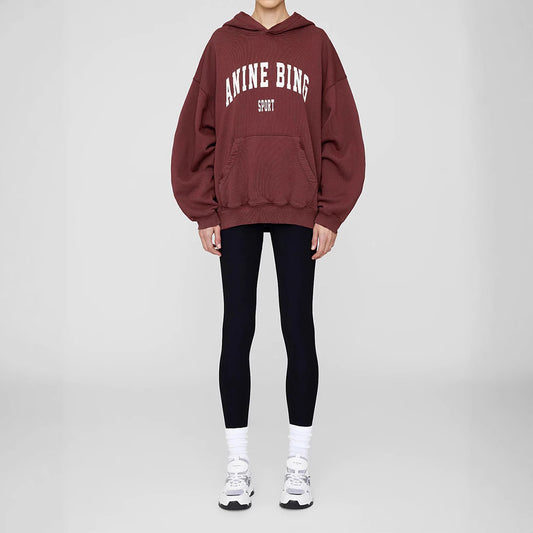 Women's North American Niche Classic Letter Printing Dyed Fried Sweaters