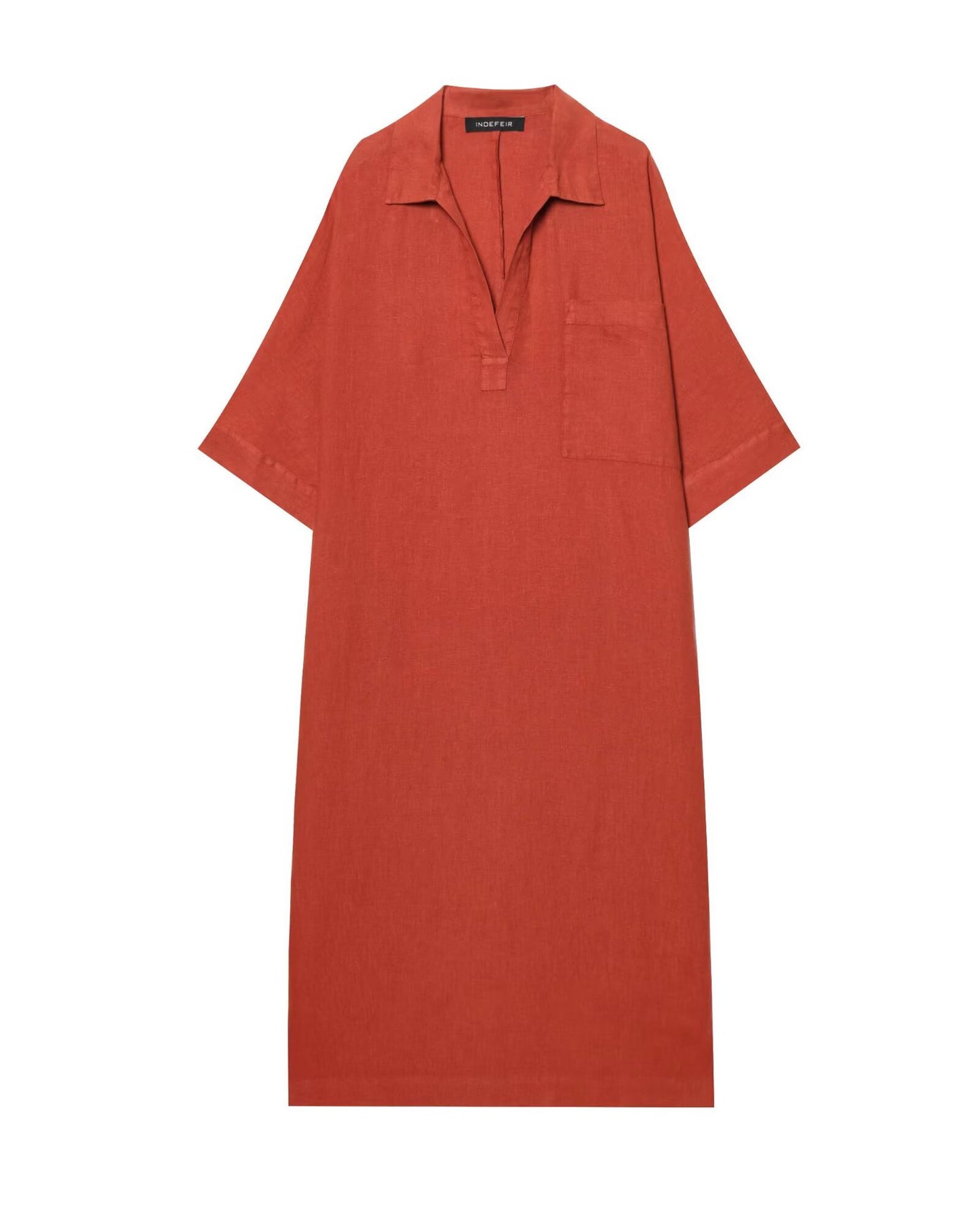 Women's Summer Street Fashion Linen Gown Dress Dresses