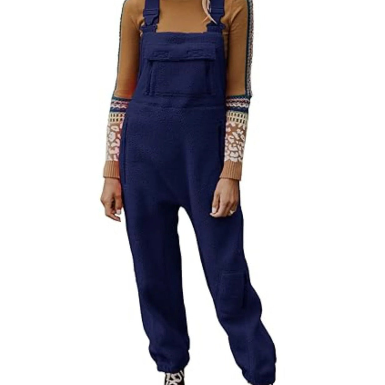 Women's Comfortable Creative One-piece Loose-fitting Overalls Jumpsuits