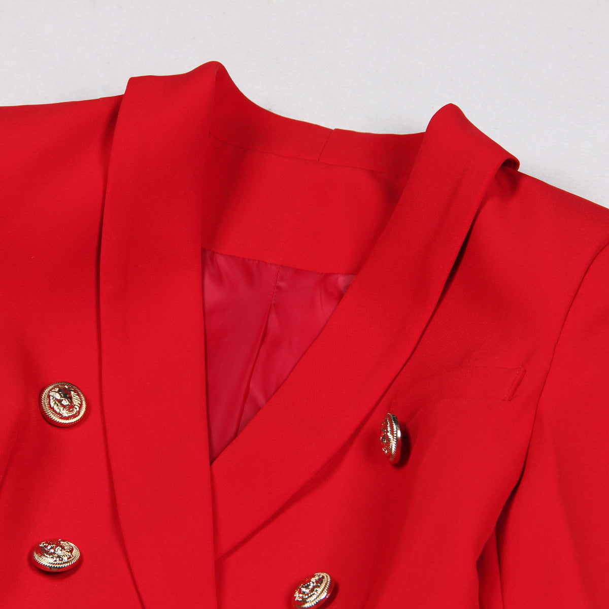 Women's Senior Classic Green Collar High Quality Blazers