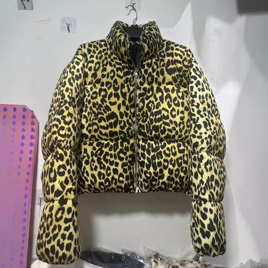 Women's Hot Leopard Print Cotton Thickened Stand Shorts