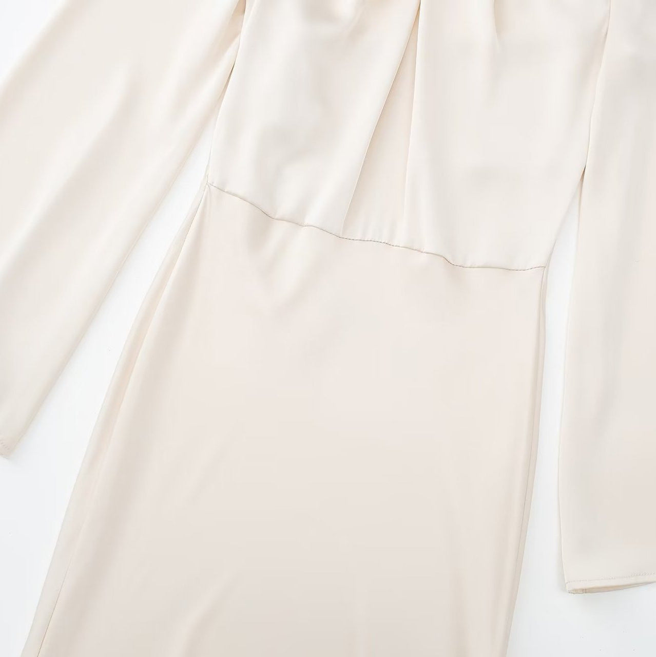 Women's Fashion Wear Design Niche Backless Silk Satin Dresses