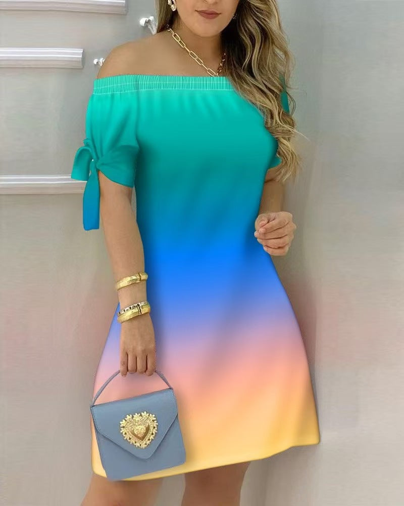 Classy Fashion Sexy Printed For Woman Dress