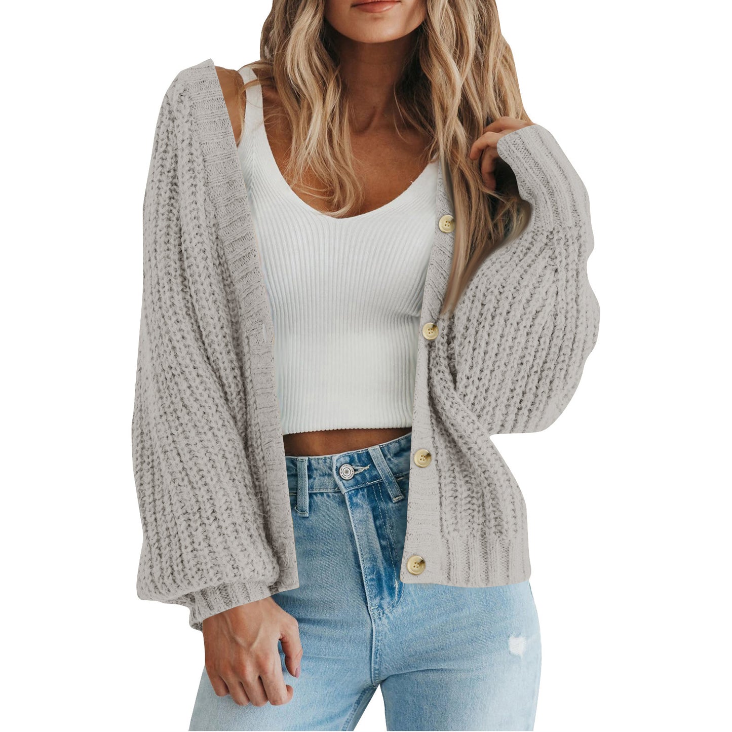 Women's Versatile Classy Glamorous Loose Knitted Knitwear