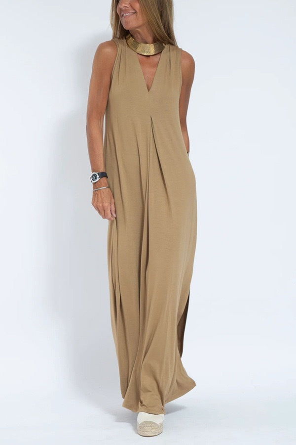 Beautiful Women's Solid Color Pullover Set Dress