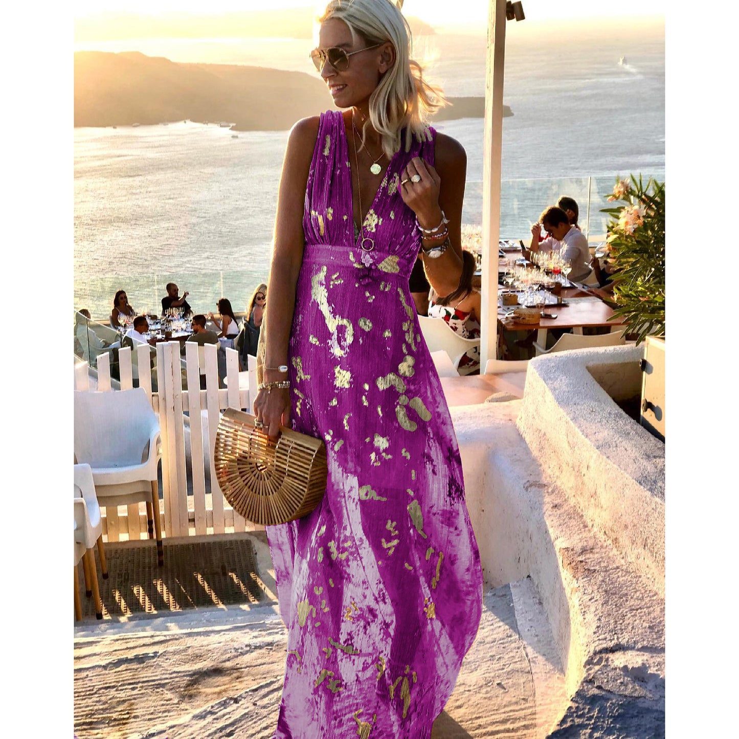 Women's Sexy Bronzing Dress Leisure Holiday Party Dresses